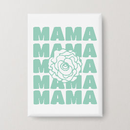Badge Daisy Floral Mama 