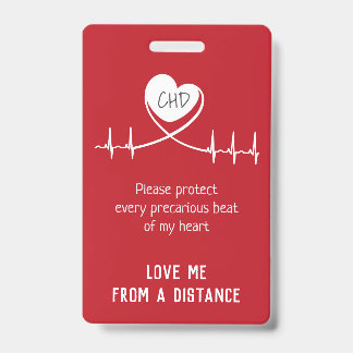 Badge d'alerte pour siège-auto bébé CHD