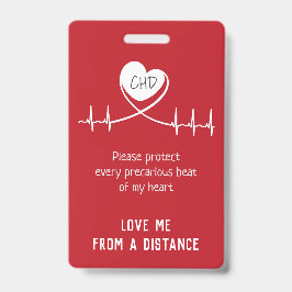 Badge d'alerte pour siège-auto bébé CHD