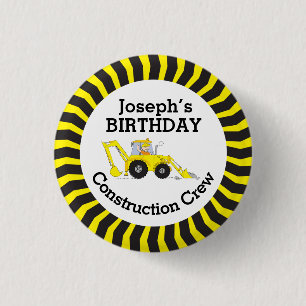 Badge d'anniversaire des garçons de l'équipe de co