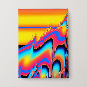 Badge Dans le flash préemballé des formes synthétiques -