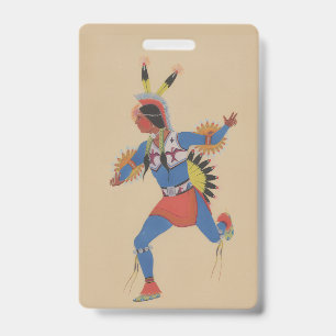 Badge Danse de guerre (ou Le Coureur)