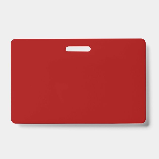 Badge Dark Candy Apple Red Solid Color (Avant)