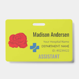 Badge de bureau en PVC – Réunion d'affaires horizo