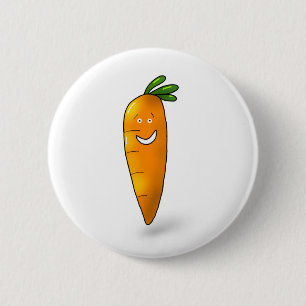badge de carotte amusant