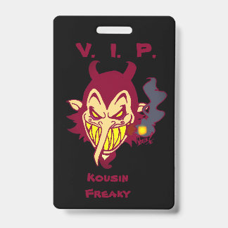 Badge de cigare diable