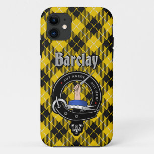 Badge de clan Barclay et étui téléphonique Tartan