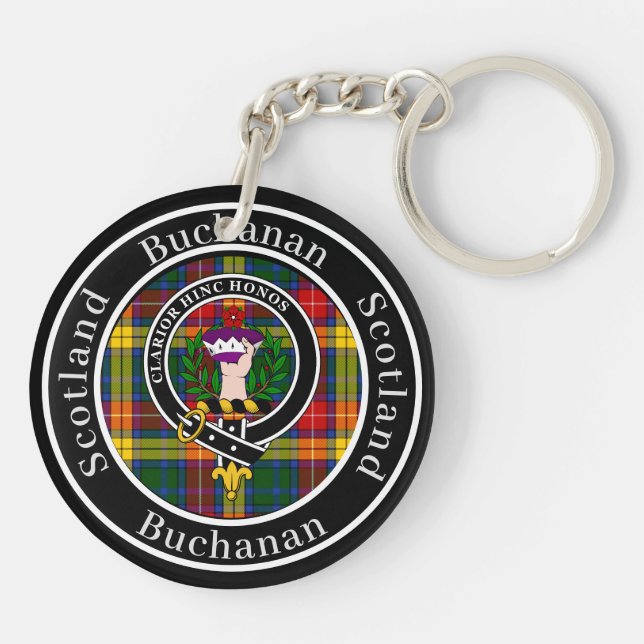 Badge de clan Buchanan & Tartan (Dos)