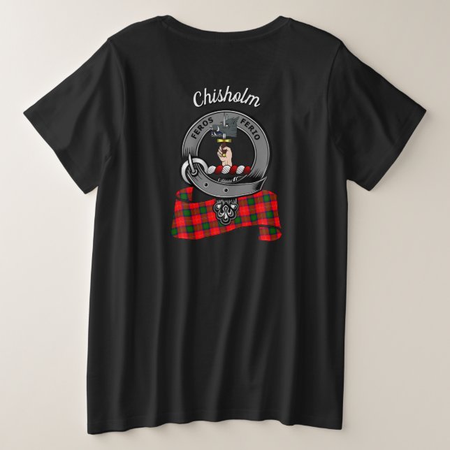 Badge de clan Chisholm pour femmes (Design dos)