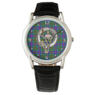 Badge de clan de bois et montre de tartare