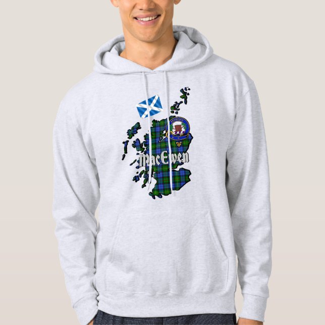 Badge de clan MacEwen Sweat - shirt à capuche adul (Devant)