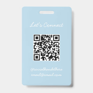 Badge de code QR