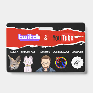Badge de créateur Twitch et youtube (Jackal_Z) Bad