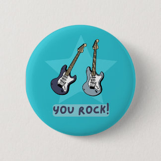 badge de guitare 'You rock ! '