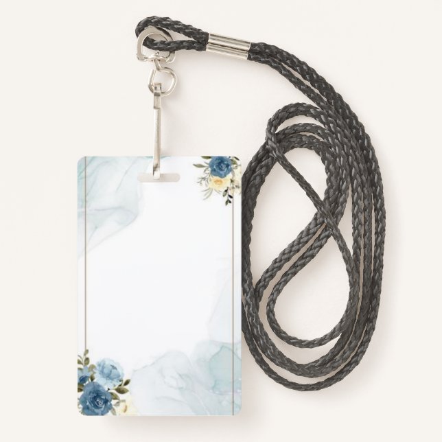 Badge de haute qualité personnalisable (Devant avec lanière)