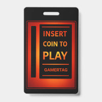 Badge de Joueur Personnalisé | Insérez une pièce p