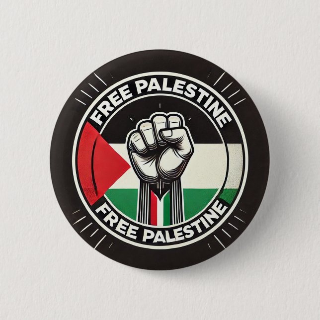 Badge de la carte de solidarité de la Palestine li (Devant)