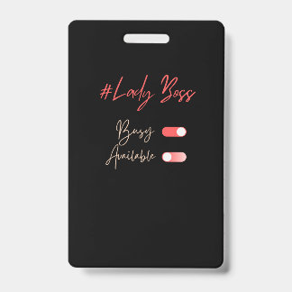 Badge de la Dame Boss