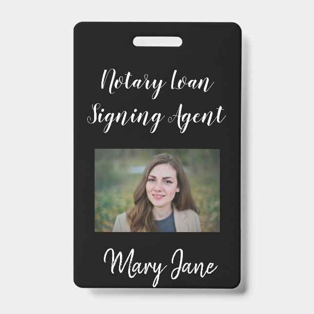 Badge de l'agent de signature du notaire (Front)