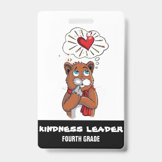 Badge de leader de bonté pour la quatrième année