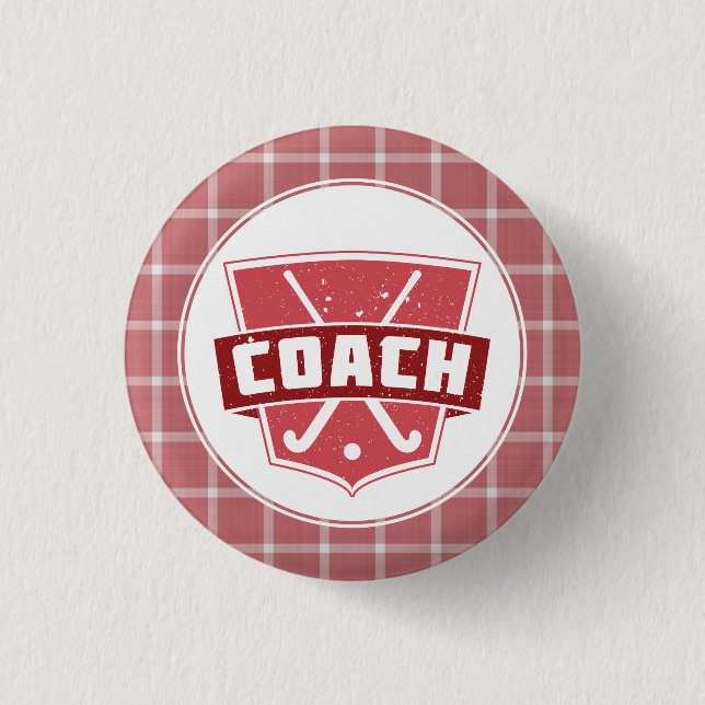 Badge de l'entraîneur de hockey de terrain (Devant)