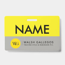 Badge de nom personnalisé