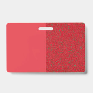 Badge de nom personnalisé de la fente rouge tomate
