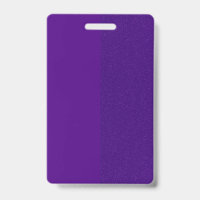 Badge de nom personnalisé du bruit pourpre