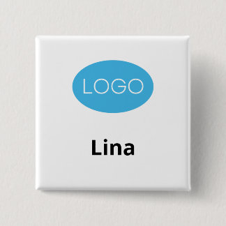 Badge de nom personnalisé du logo