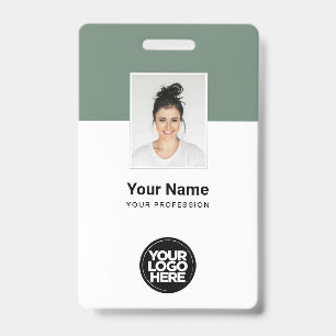 Badge de nom personnalisé pour employés d'entrepri
