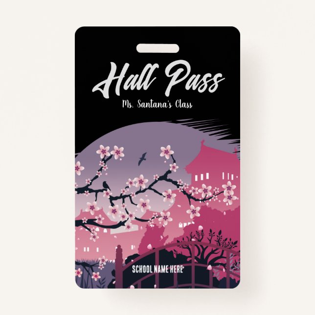 Badge de passe Dark Blossom Hall (Devant)