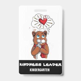 Badge de passeport de leader de gentillesse matern