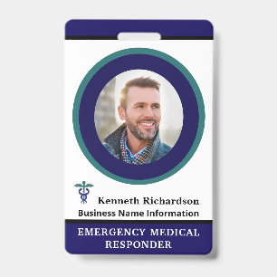 Badge de photo médicale personnalisé pour les empl
