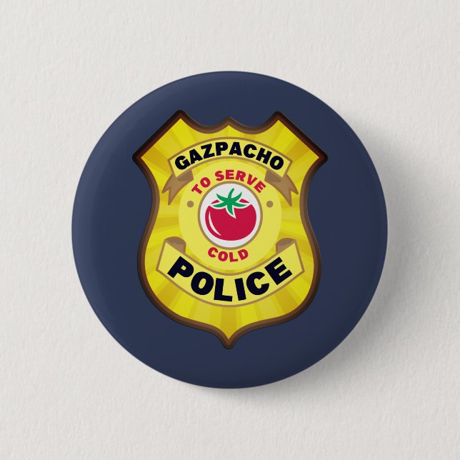 Badge de police de Gazpacho (Devant)