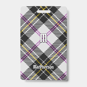 Badge de tartan de la tenue traditionnelle du clan