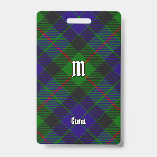Badge de tartan du clan Gunn