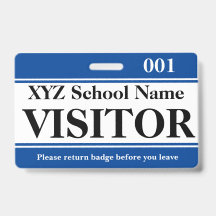 Badge de visiteur