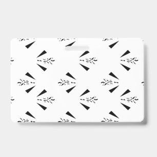 Badge Décoratif, Gris Charbon