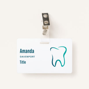 Badge Dentistère dentaire Image Médicale
