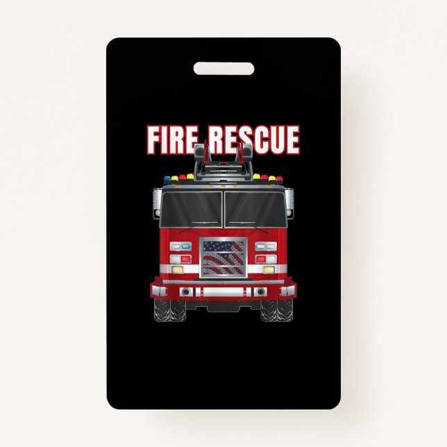 Badge Département des pompiers de la Secourt américaine  (Devant)