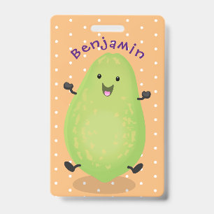 Badge dessin de la patte papaye de Cute kawaii