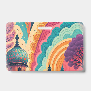 Badge d'événement Color Burst personnalisable