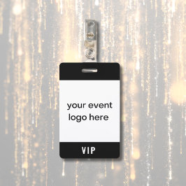 Badge d'événement pour Pass VIP