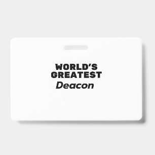Badge Diacre le plus grand du monde