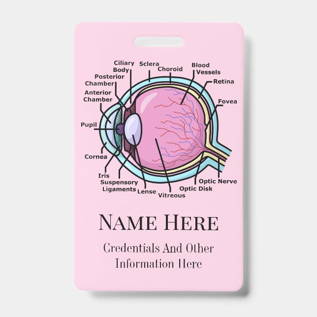 Badge Diagramme des yeux (Front)