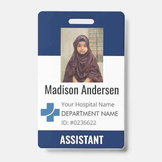 Badge d'ID personnalisé | Carte d'identité profess (Avant)