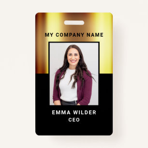 Badge d'ID photo personnalisé