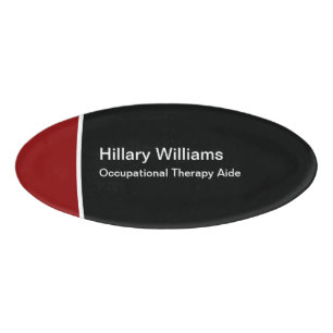 Badge D'identification Aide d'ergothérapie