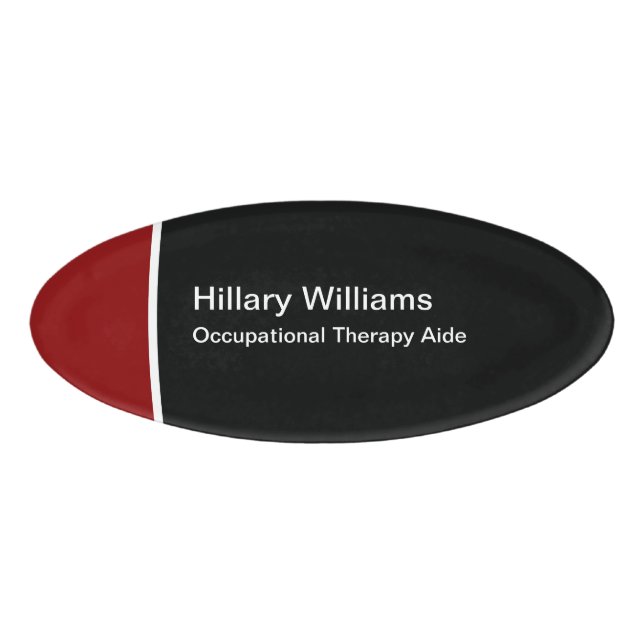 Badge D'identification Aide d'ergothérapie (Devant)
