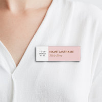 Ajouter Logo Simple Blush Pink Pastel Nom de la lu